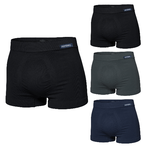 Pack 4 Paia Boxer Uomo POMPEA Microfibra Colori Assortiti