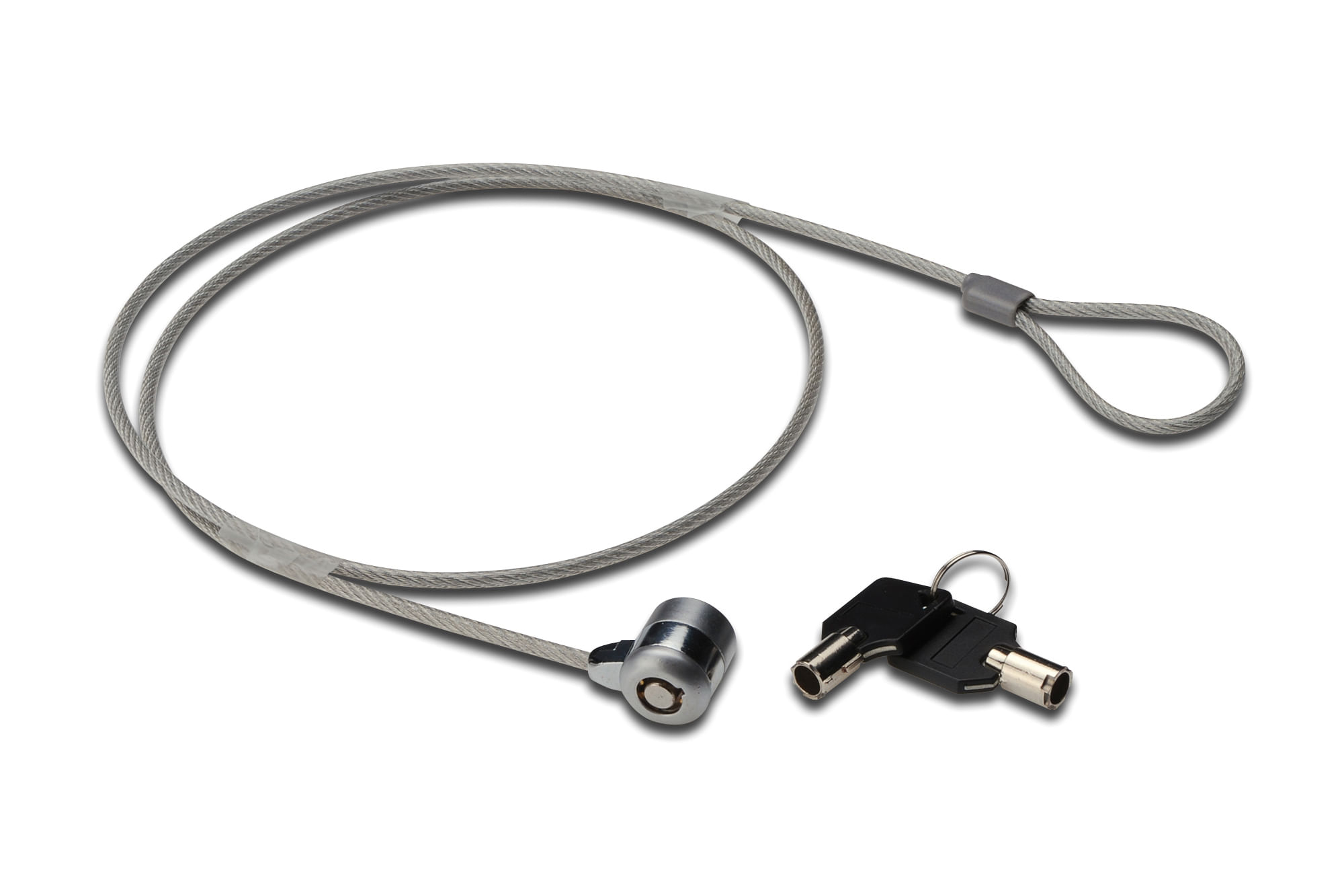 Ednet Cavo Di Sicurezza Mt. 150 Per Notebook Con Lucchetto E 2 Chiavi