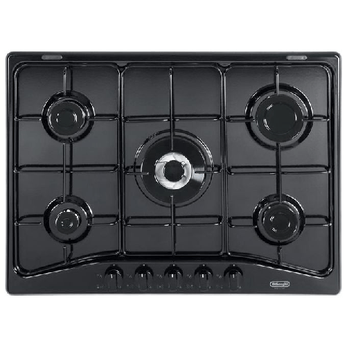Delonghi De’Longhi YNF 57 ASV piano cottura Nero Da incasso 68 cm Gas 5 Fornello(i) De’Longhi YNF 57 ASV piano cottura Nero Da incasso 68 cm Gas 5 For