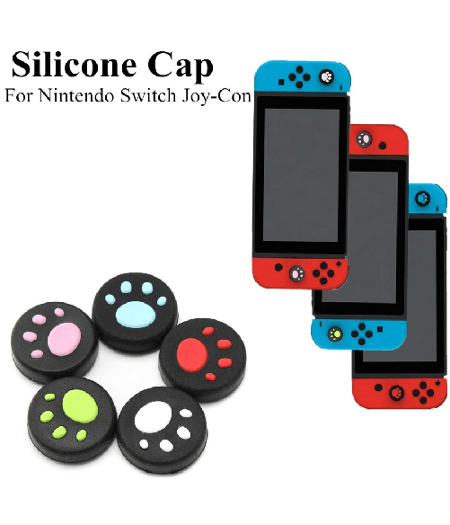 Trade Shop Traesio-set 4 Pezzi Copri Tasto Tasti Zampette Anti Scivolo Joystick Ps4 Ps3 Switch -