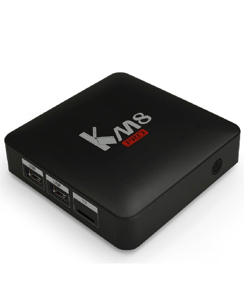 Trade Shop Traesio-wingogo Km8 Pro Amlogic S912 Ott Box Octa Core Android 6.0 2g + 8g Smart -