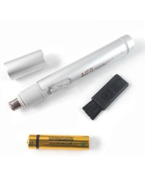Trade Shop Traesio-mini Micro Rasoio Depilatore Trimmer Peli Naso Orecchie Taglia Pile Da Viaggio -
