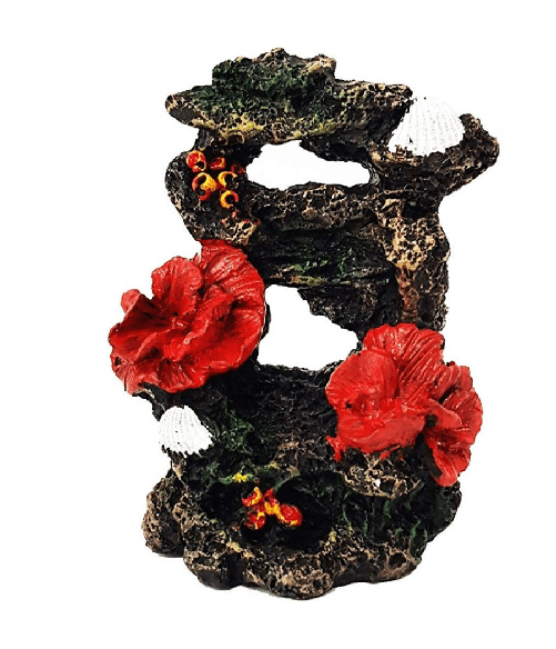 Trade Shop Traesio-corallo In Resina Ornamento Per Acquario Parete Rocciosa 11x8x14 Cm Decorazioni -
