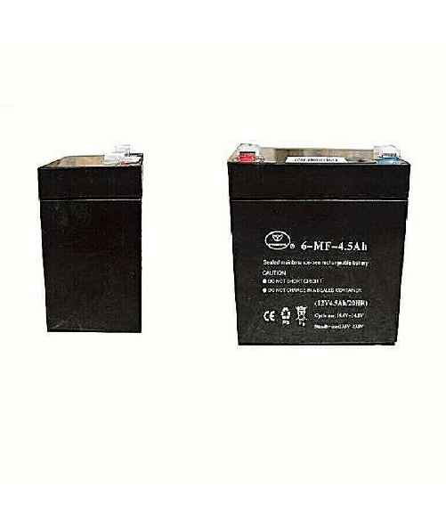 Trade Shop Traesio-batteria Ermetica Ricaricabile 6-mf-4.5ah 12v Gruppo Continuità Giocattoli -