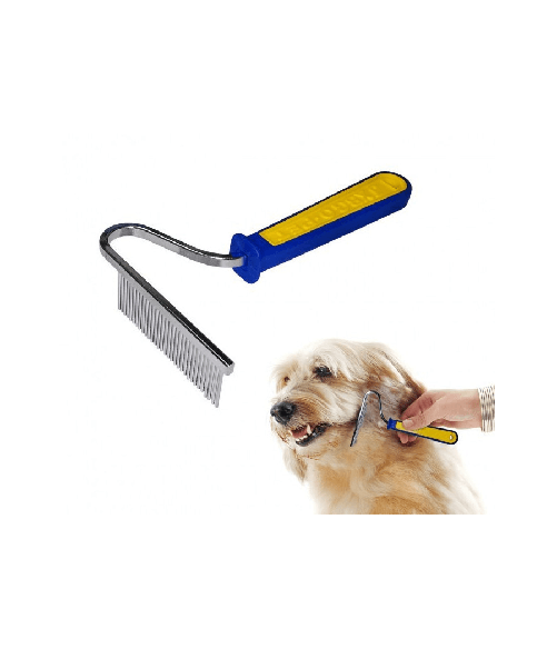 Trade Shop Traesio-pettine A Rastrello Per Pelo E Sottopelo Animali A 30 Denti Punte Coniche -