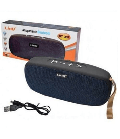Linq-mini Speaker Cassa Bluetooth Radio Fm Vivavoce Usb Micro Sd Aux Linq Bt-u37 -