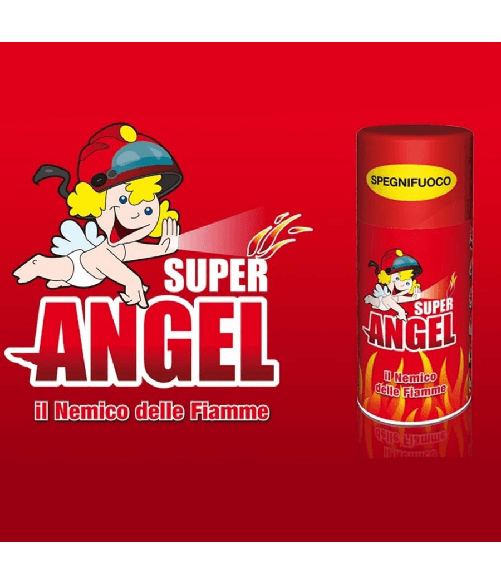 Trade Shop Traesio-spegnifuoco Estintore Bomboletta Spray Super Angel Il Nemico Delle Fiamme 250gr. -