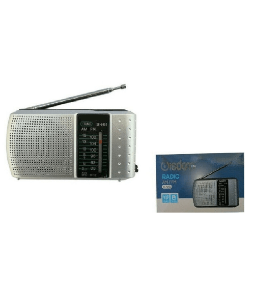 Wisdom-mini Radio Am Fm Portatile Con Antenna Radiolina Stereo Musica Xc-5002 -