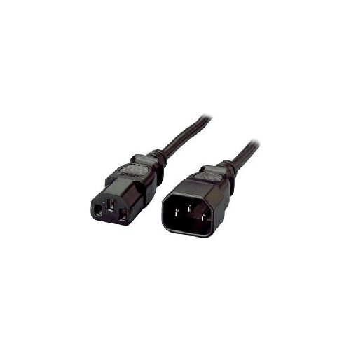 Equip 112100 cavo di alimentazione Nero 1,8 m Accoppiatore C13 Accoppiatore C14