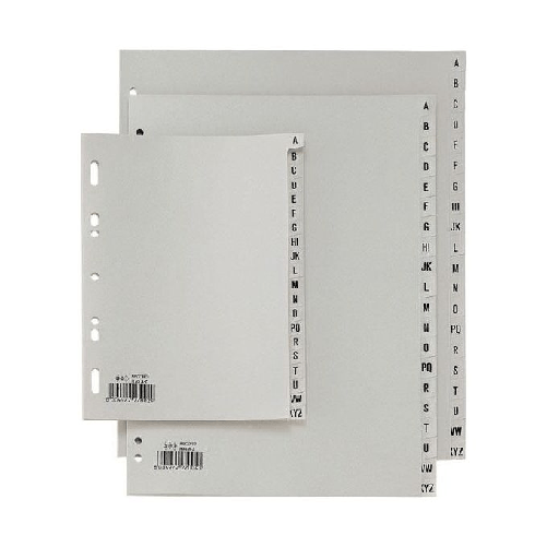 SEI ROTA SEPARATORE ALFABETICO A-Z PPL 15X21 RECORD RA5A-Z SEI ROTA SEI Rota 581500 ricambi per quaderni 150 x 210 mm (A5) 50 fogli