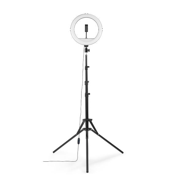 Hama SpotLight Steady 120 II LED Ring Light 12 Ring Light w/ 160 LEDs Warm White to Daylight Bright Dimmable Remote Cont Hama SpotLight Steady 120 II