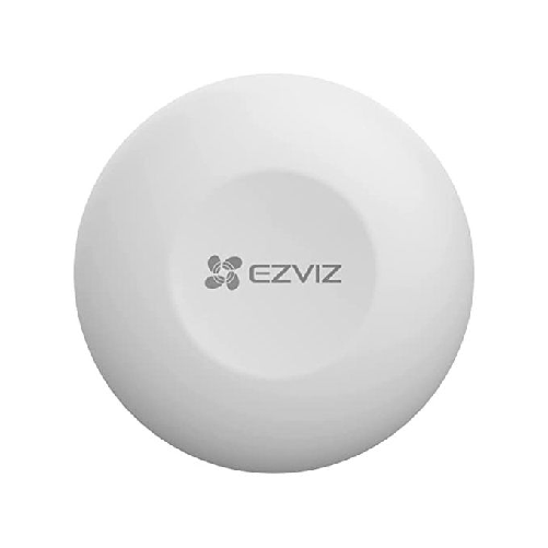 EZVIZ T3C Mini Wireless Pulsante Smart di Controllo, Versatile a 2 Vie (modalita' di Armo-Disarmo e di Emergenza), Richiede Hub A3, Connessione Zigbee