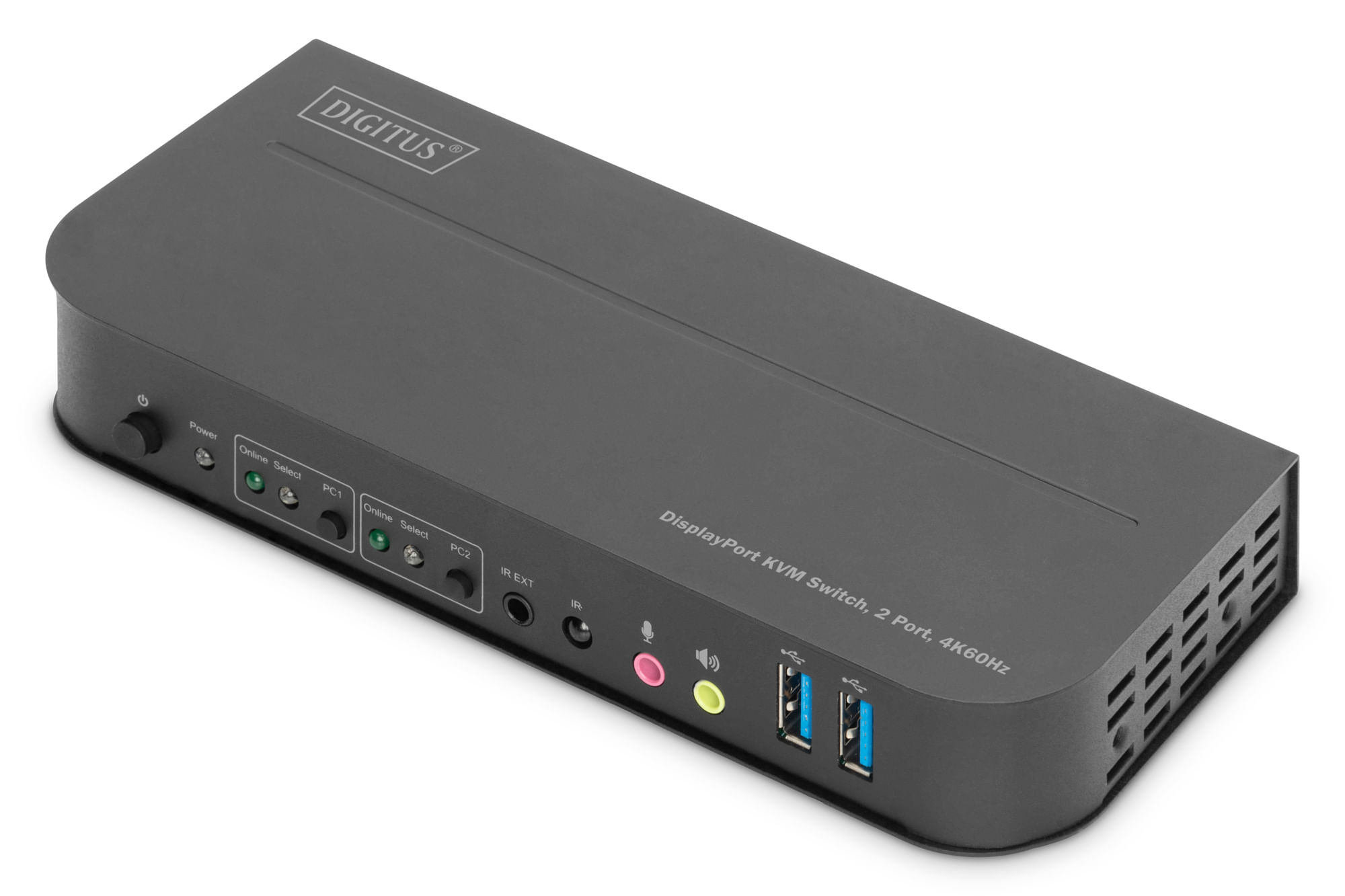 Digitus DS12850 Switch Kvm 2 Porte 4k60hz 2xDp In 1xDp-Hdmi Out Digitus Switch KVM, 2 porte, 4K60Hz, 2 x DP in, 1 x DP/HDMI out