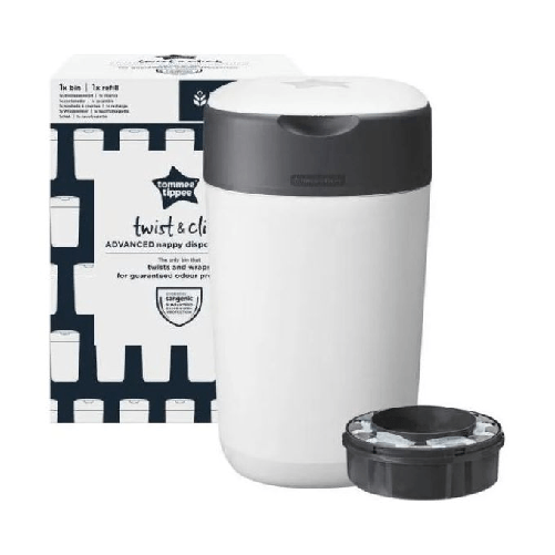 Tommee Tippee Sangenic Sistema Avanzato di Smaltimento Pannolini Twist and Click Bianco Sangenic 250790309 sistema di eliminazione dei pannolini