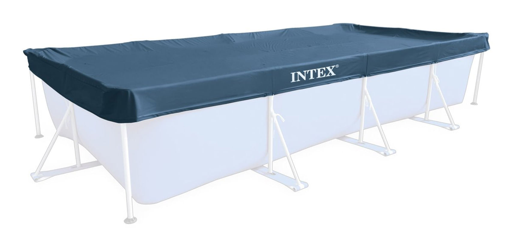 Intex 28039 Telo Copripiscina per Piscine Modello Frame Rettangolare 450x220cm Intex 28039 Copertura per piscina