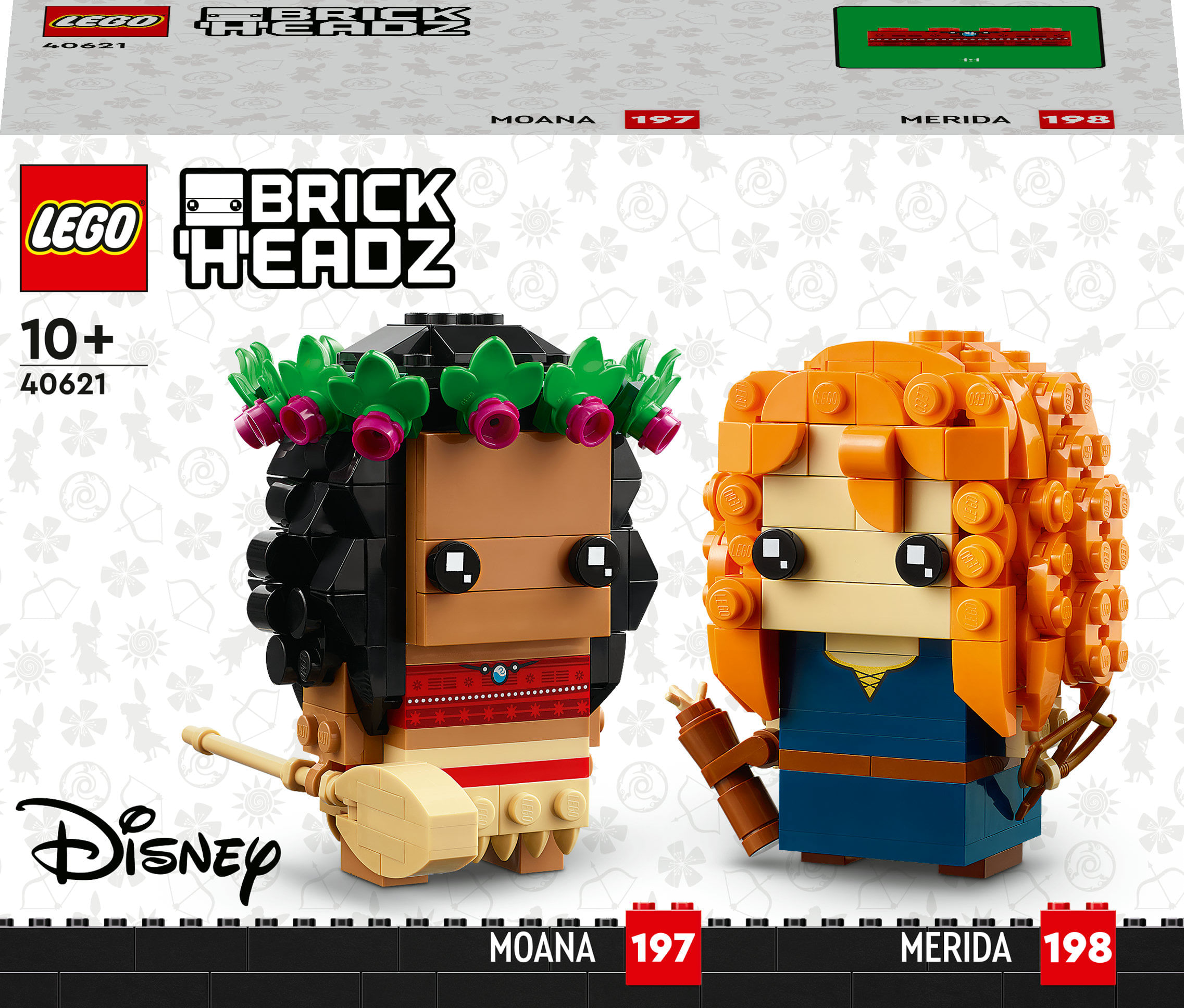 Lego Vaiana e Merida - Lego Brick Headz 40621 LEGO 40621 gioco di costruzione