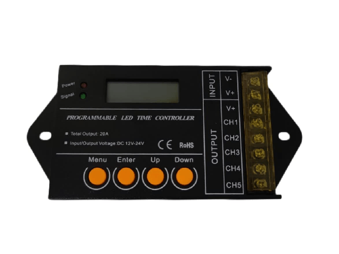 Centralina Led Timer Alba Tramonto Programmabile Time Led Controller Per Acquari Canarini Serre TC420