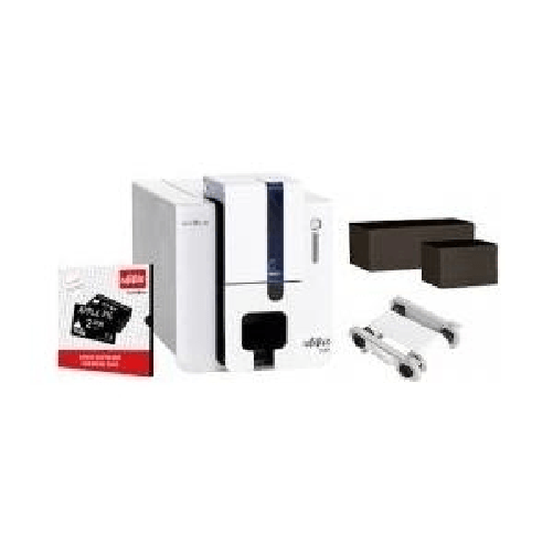 Evolis Edikio FLEX Price Tag solution, einseitig, 12 Punkte/mm (300dpi), USB Kartendrucker, einseitig, Thermotransfer, A