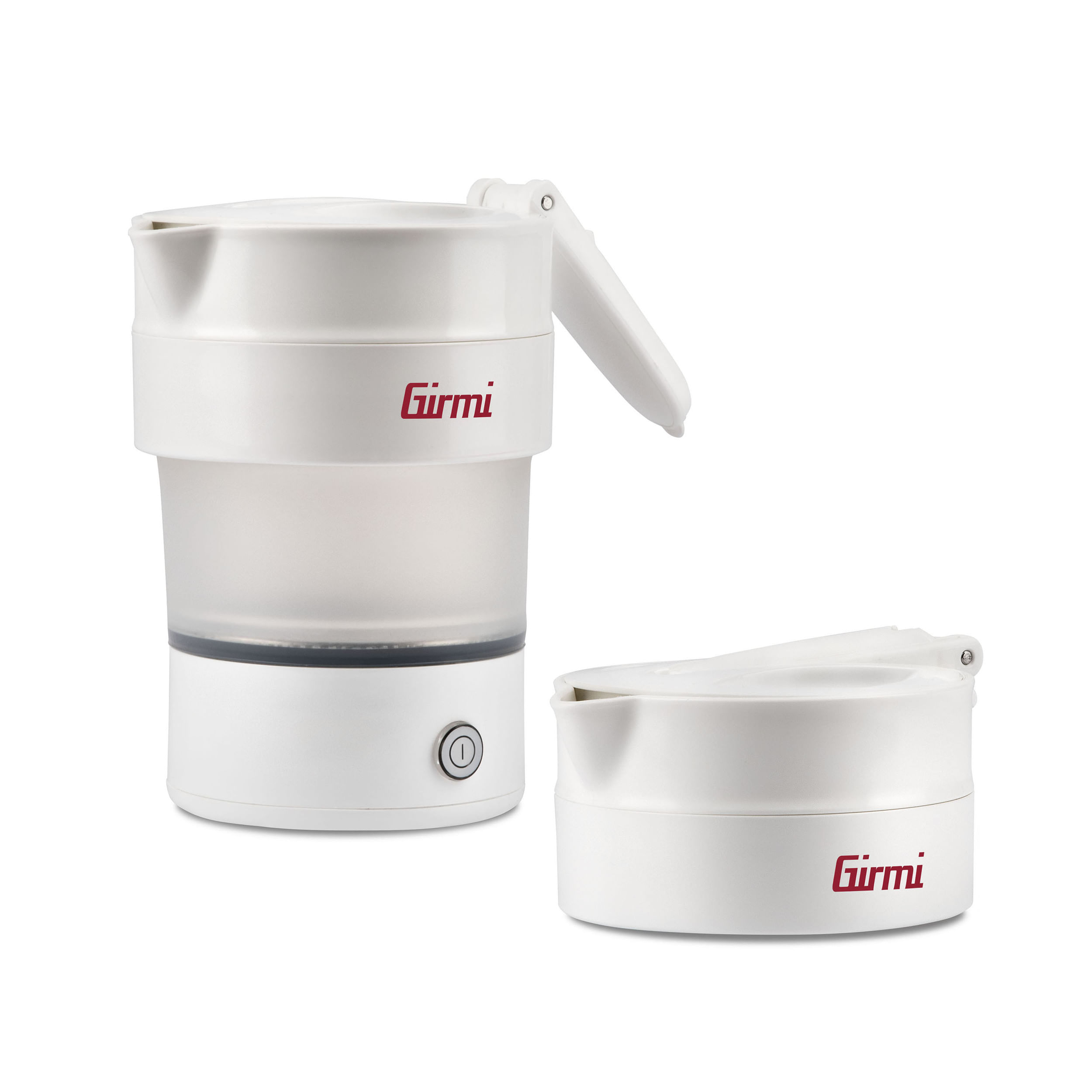 Girmi BL03 Bollitore Pieghevole in Silicone 0.6 Litri 600W Cavo Removibile Girmi BL03 bollitore elettrico 0,6 L 600 W Bianco
