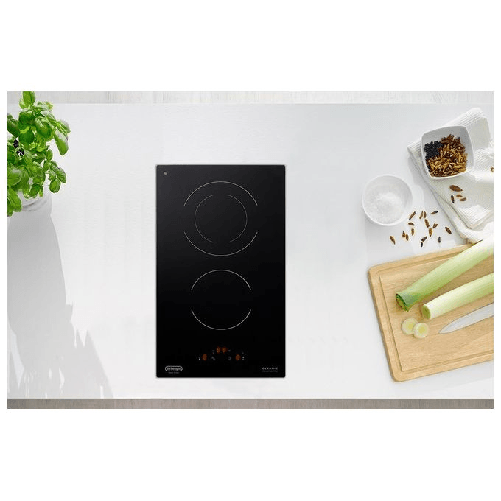 Delonghi De’Longhi PVC 31 N piano cottura Nero Da incasso 30 cm Piano cottura a induzione 2 Fornello(i) De’Longhi PVC 31 N piano cottura Nero Da incas