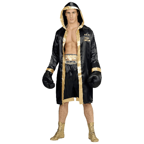 WIDMANN 19294 COSTUME UOMO PUGILE XL CASACCA NERA ROCKY #192A