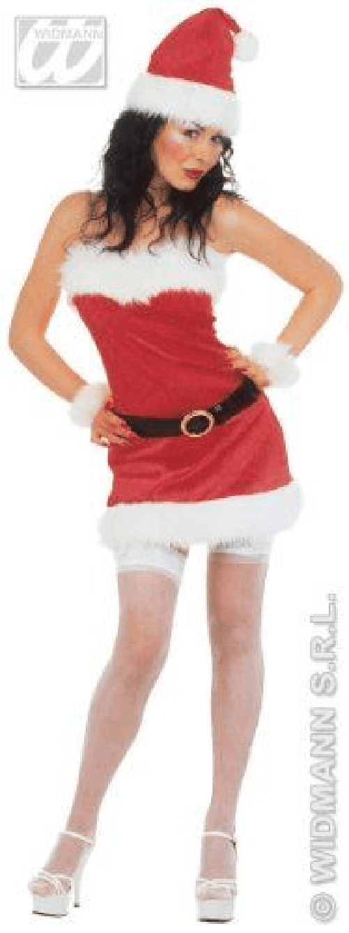 WIDMANN 15392 COSTUME MAMMA NATALE M SEXY IN FLANELLA #1539