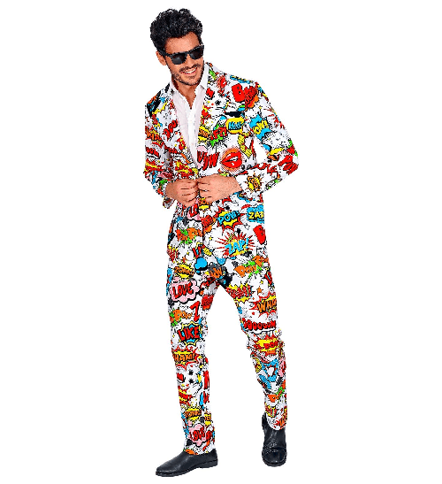 WIDMANN 09351 ABITO UOMO ANNI 60 POP ART S #0935