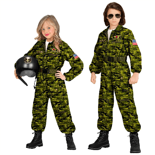WIDMANN 05515 COSTUME PILOTA DI JET DA COMBATTIMENTO 4/5 #055E
