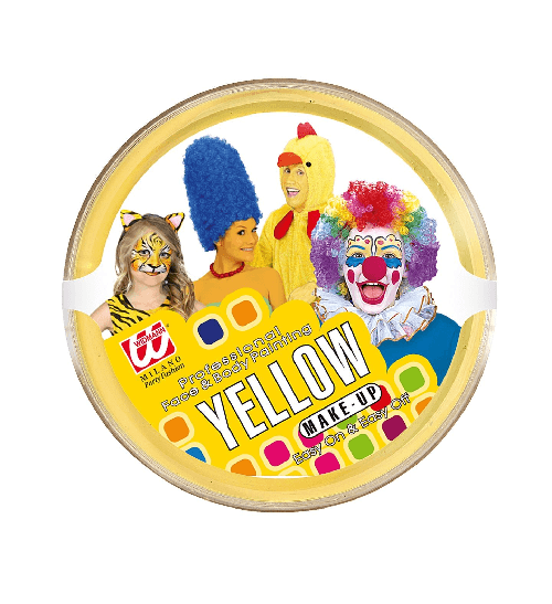 WIDMANN 02395 trucchi makeup color giallo in vaschetta 25 g