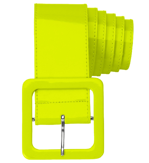 WIDMANN 17398 widmann cintura vinile giallo fluo