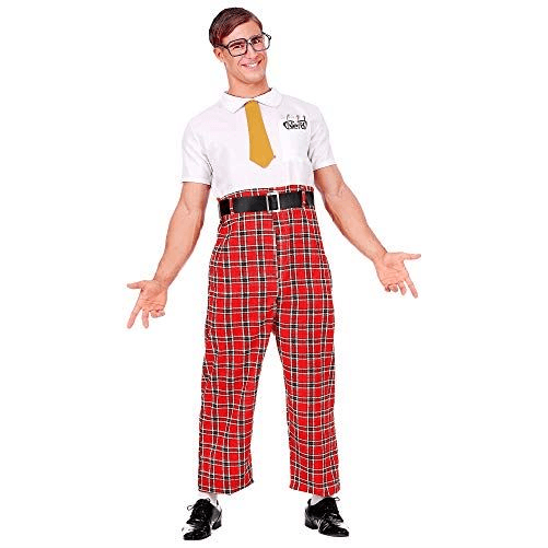 WIDMANN 07880 COSTUME SECCHIONE NERD XXL UOMO #078E