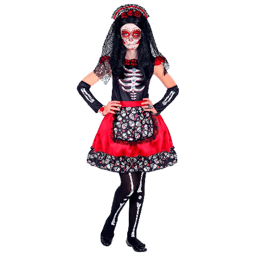 WIDMANN 06917 COSTUME LOS MUERTOS DONNA ROSSA 8/10 #0691