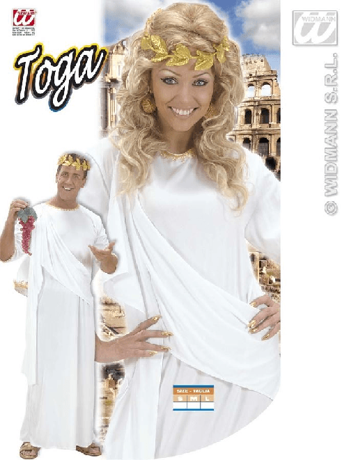 WIDMANN 71793 COSTUME TOGA UNISEX L ECONOMICO #7179