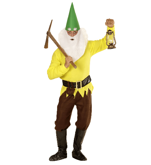 WIDMANN 01433 COSTUME GNOMO GIALLO L NANO BIANCANEVE #0143