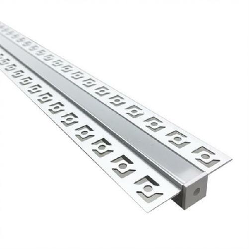 Profilo alluminio a incasso larghezza 1,2 cm per striscia led