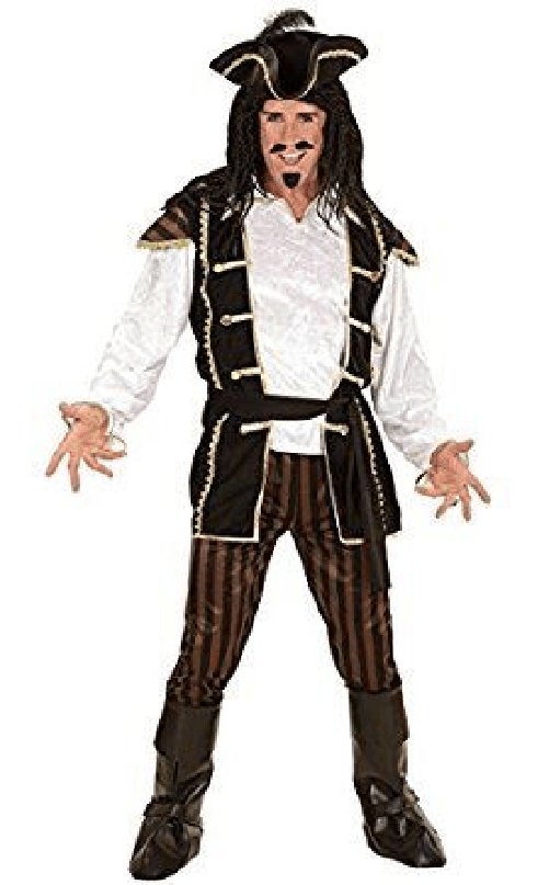 WIDMANN 06893 COSTUME CAPITANO PIRATA NERO L #0689