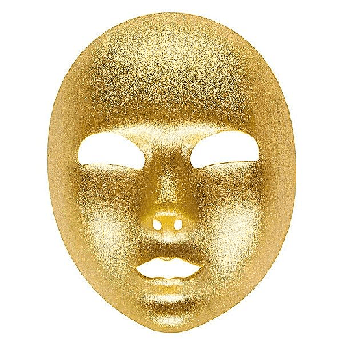 widmann 6476g maschera viso intero oro tessuto