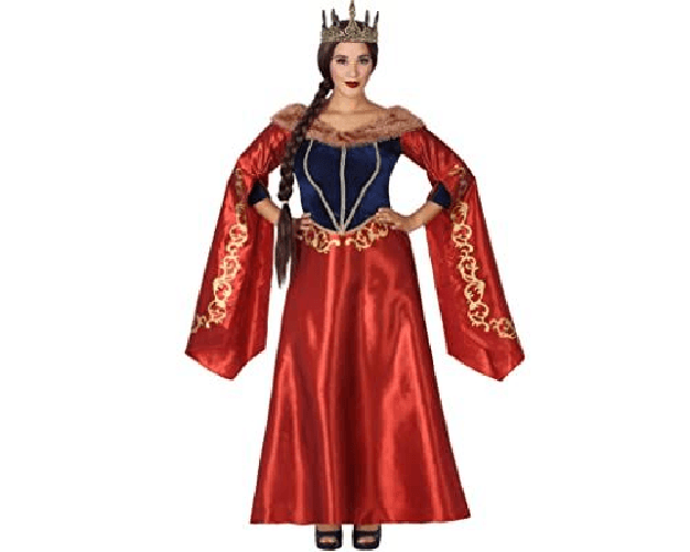 ATOSA 61394 atosa costume regina medievale rosso xxl