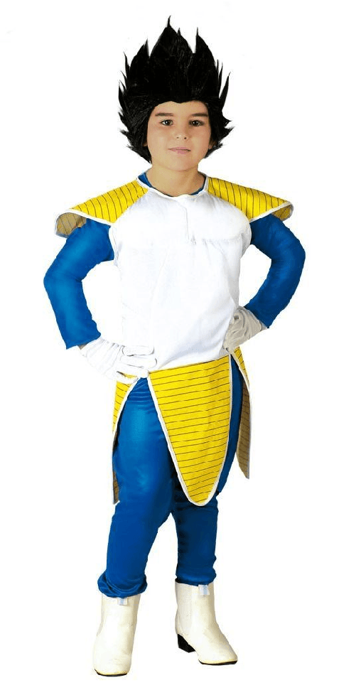 GUIRCA COSTUME DRAGONBALL VEGETA BAMBINO 10-12 ANNI