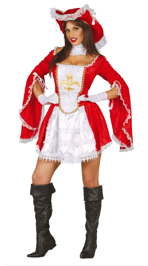 GUIRCA COSTUME MOSCHETTIERE DONNA TAGLIA M