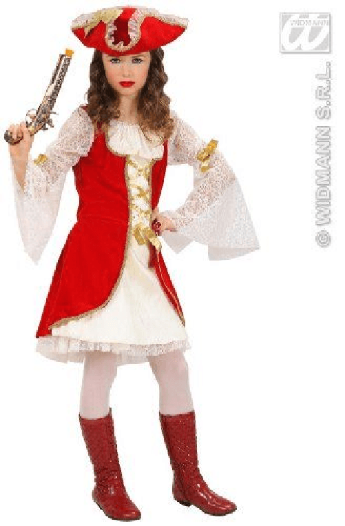 WIDMANN 58798 COSTUME CAPITANO PIRATESSA 11/13 CM 158 #5879