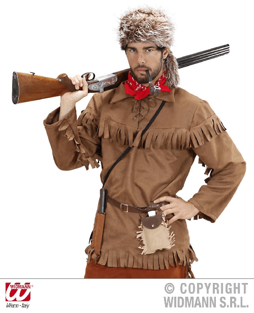 widmann 89671 costume trapper s giacca, cappello