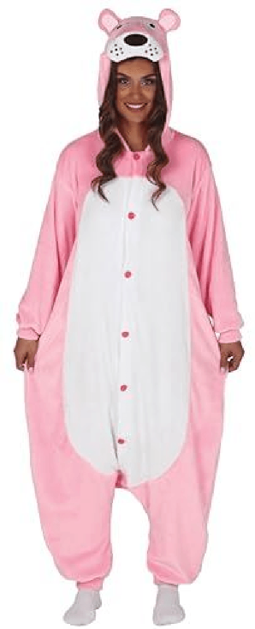 GUIRCA COSTUME GATTO ROSA KIGURUMI 42 44