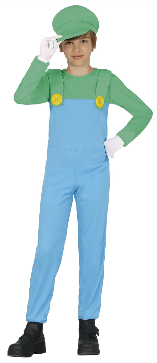 GUIRCA COSTUME SUPER MARIO LUIGI 5 – 6 ANNI