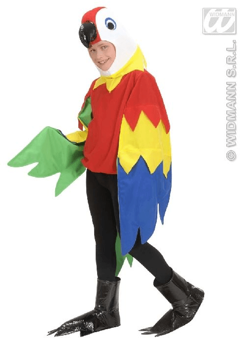 WIDMANN 42556 costume pappagallo 5/7 cm 128 #4255
