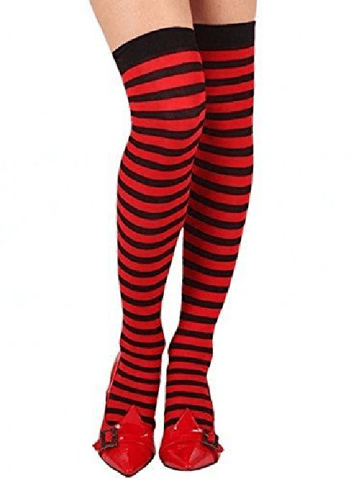 ATOSA 38774 ATOSA CALZE COLLANT RIGHE NERO/ROSSO
