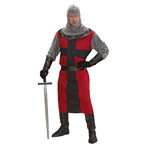 WIDMANN 44485 costume cavaliere templare xxxl rosso #4448