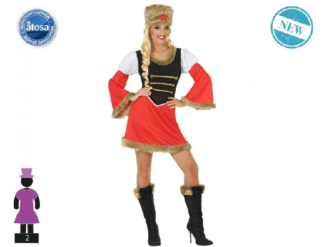 ATOSA 54420 COSTUME RUSSA T-1 MARRONE