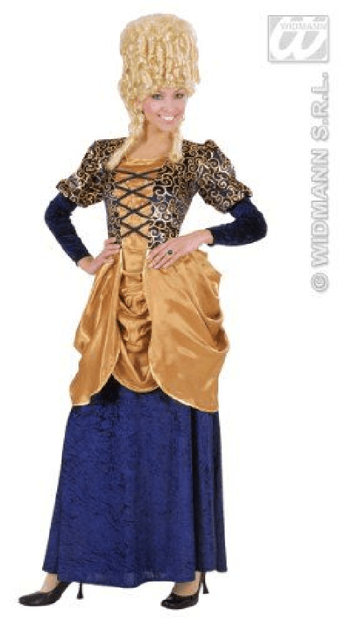 WIDMANN 7186B COSTUME MARCHESA BLU XL #7185