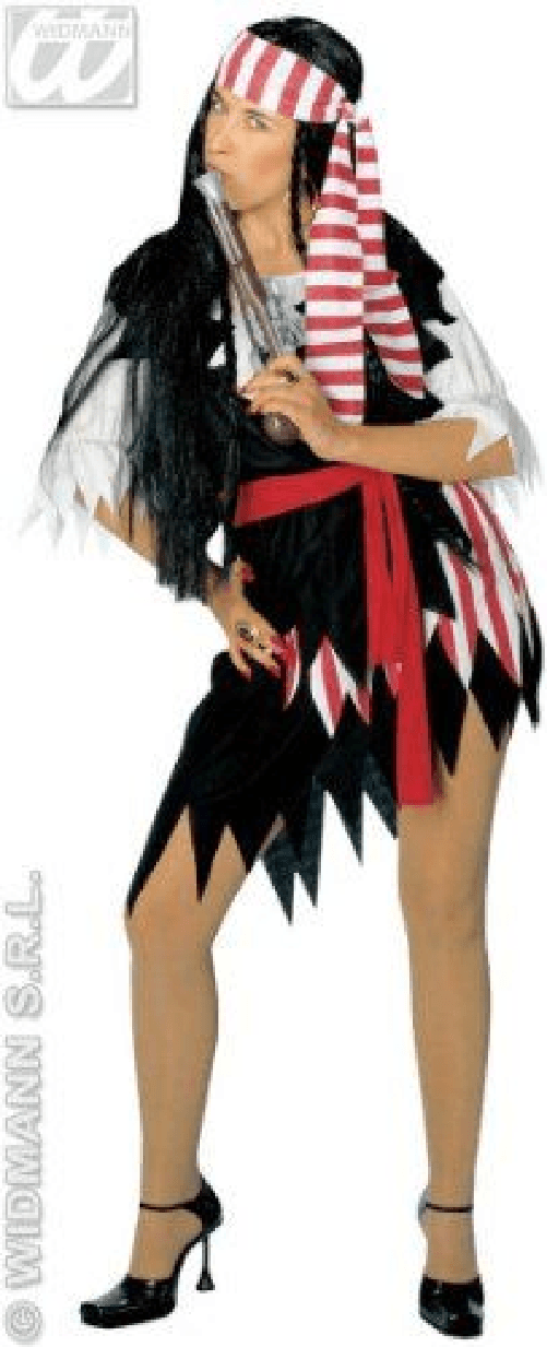 WIDMANN 39181 COSTUME CORSARA PIRATESSA S ECONOMICO #3918